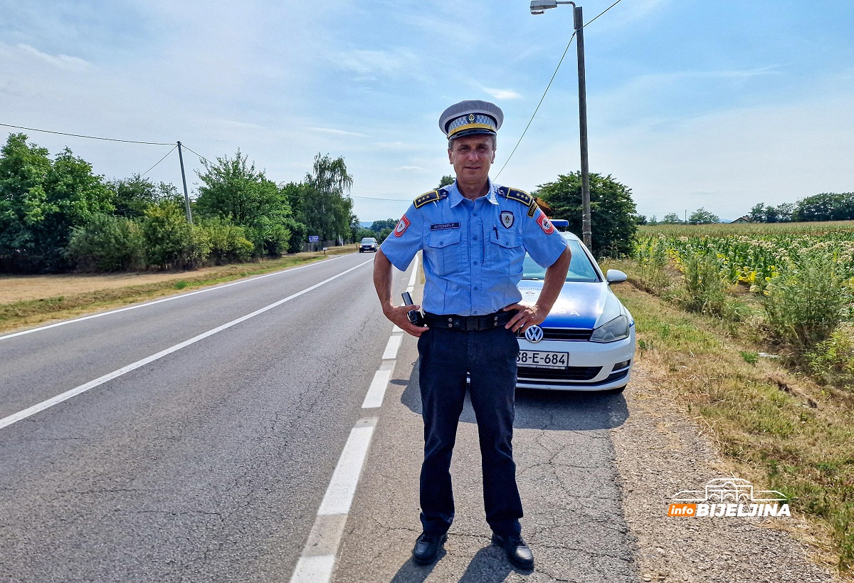 InfoBijeljina sa policijom na putu Bijeljina - Ugljevik: Koje lokacije su najopasnije? (FOTO)