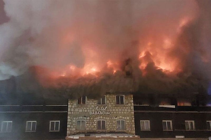 Hotel u plamenu: Gorio jedan od simbola Vlašića