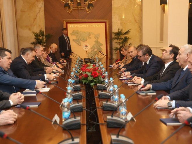 Sastanak delegacija Srpske i Srbije
