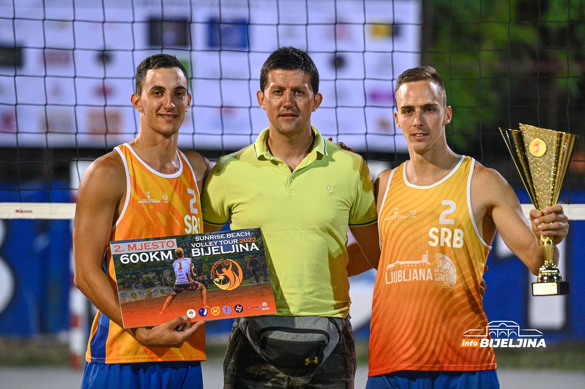 ŠORMAZ I MIRKOVIĆ POBJEDNICI TURNIRA U Bijeljini svečano zatvoren SUNRISE BEACH VOLLEY TOUR (FOTO)