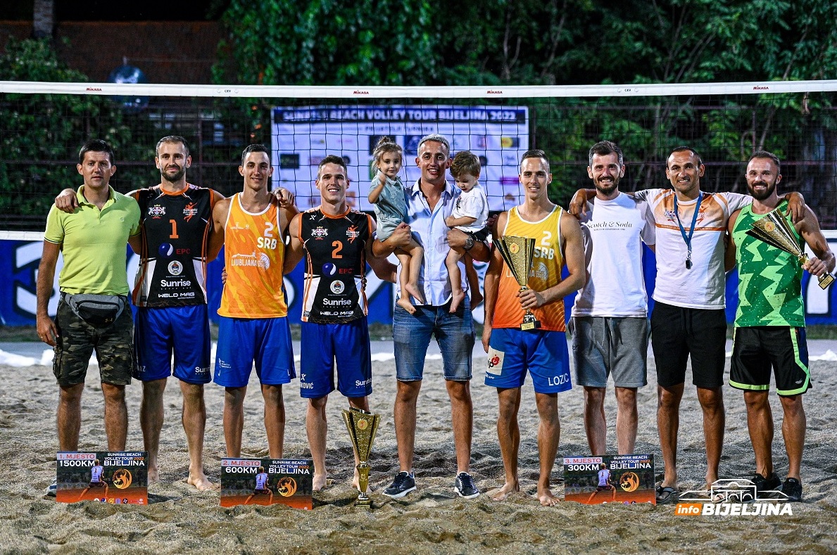 ŠORMAZ I MIRKOVIĆ POBJEDNICI TURNIRA U Bijeljini svečano zatvoren SUNRISE BEACH VOLLEY TOUR (FOTO)