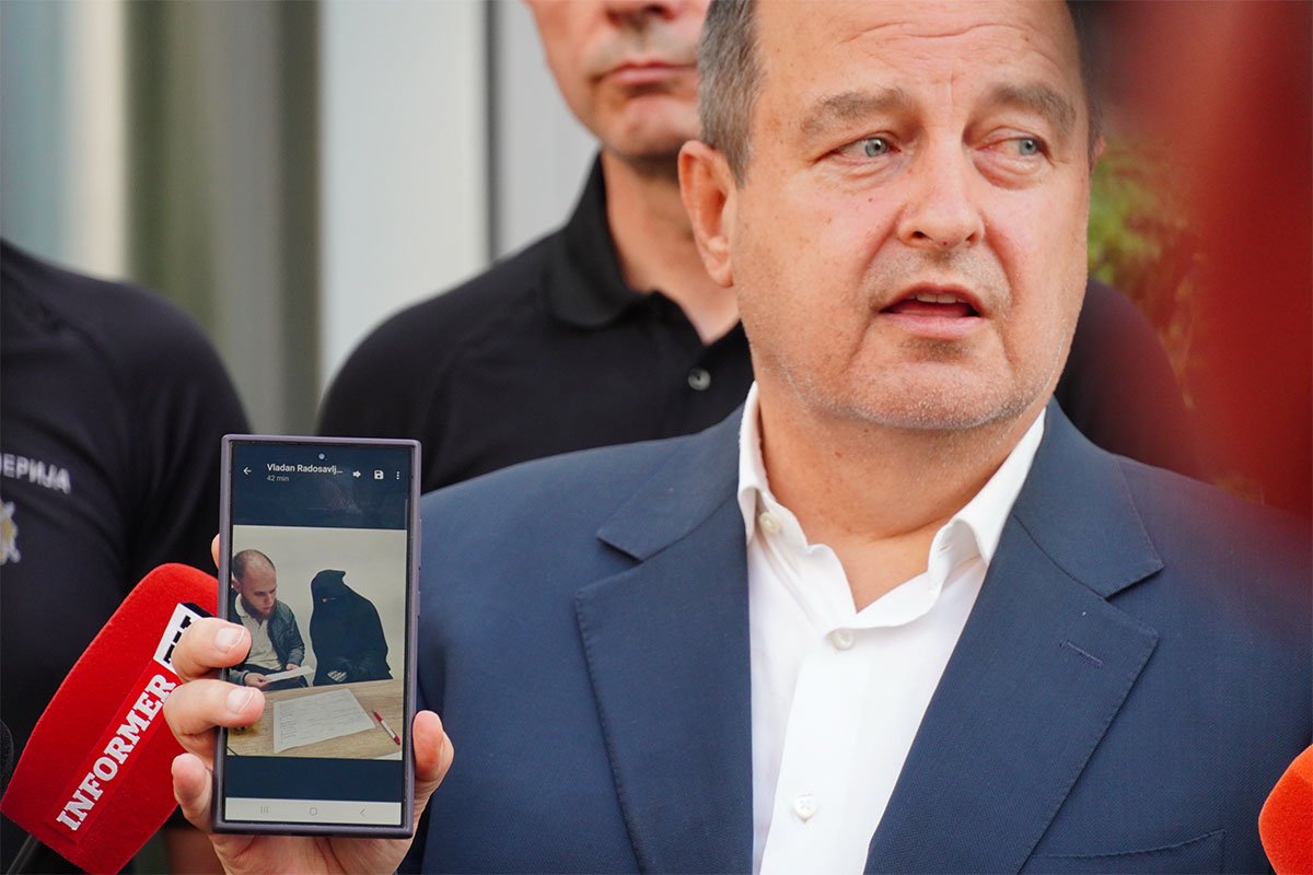 Dačić pokazao fotografiju supruge osumnjičenog za napad