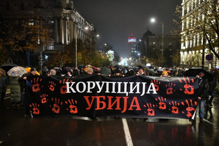 Demonstranti u Beogradu nisu uspjeli predati zahtjeve