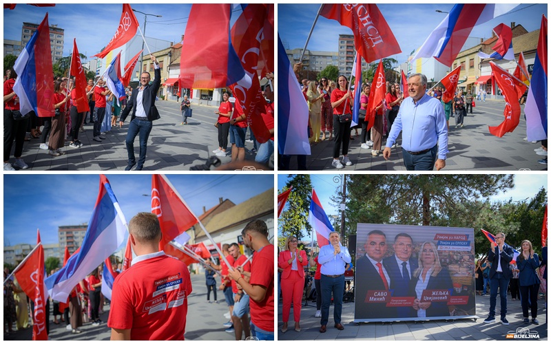 Bijeljinski SNSD: Danas drugi počinju kampanju, mi nastavljamo sa radom (FOTO)