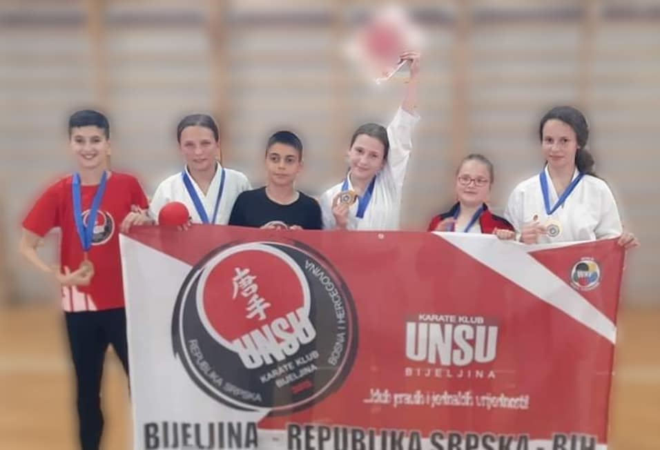 Bijeljinski mladi karatisti osvojili 10 medalja na prvenstvu Srpske