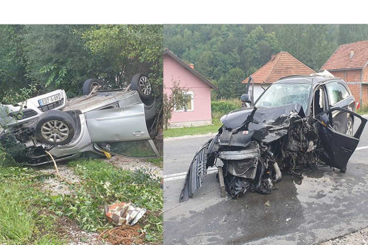 Pijana vozila djecu pa učestvovala u sudaru