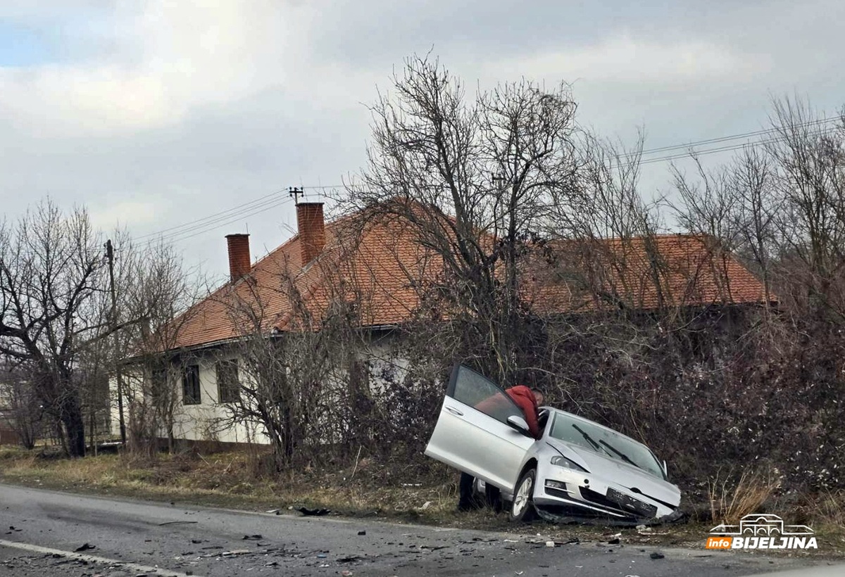 Nezgoda na putu Bijeljina - Brčko, učestvovala i cisterna (FOTO)
