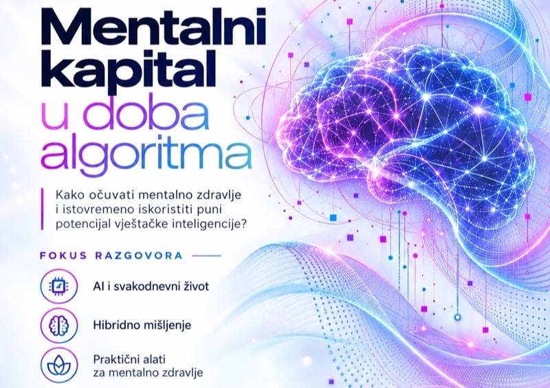 Okrugli sto sutra u Bijeljini: Kako očuvati mentalno zdravlje, a iskoristiti potencijal AI?