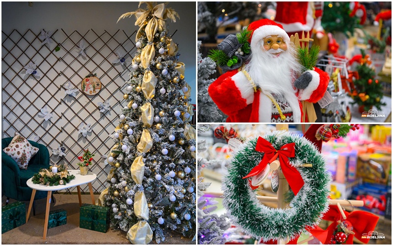 Bijeljinci se spremaju za novogodišnje praznike: U prodaji i jelka od 270 cm (FOTO)