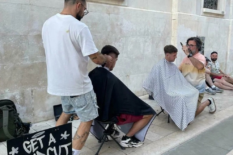 Frizer o kazni za šišanje na ulici: Radio sam ovo po cijelome svijetu, samo me u Splitu 