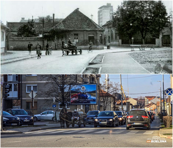 Bijeljina nekad i sad: Slični prizori danas i prije nekoliko decenija, tu je i zaprega (FOTO)