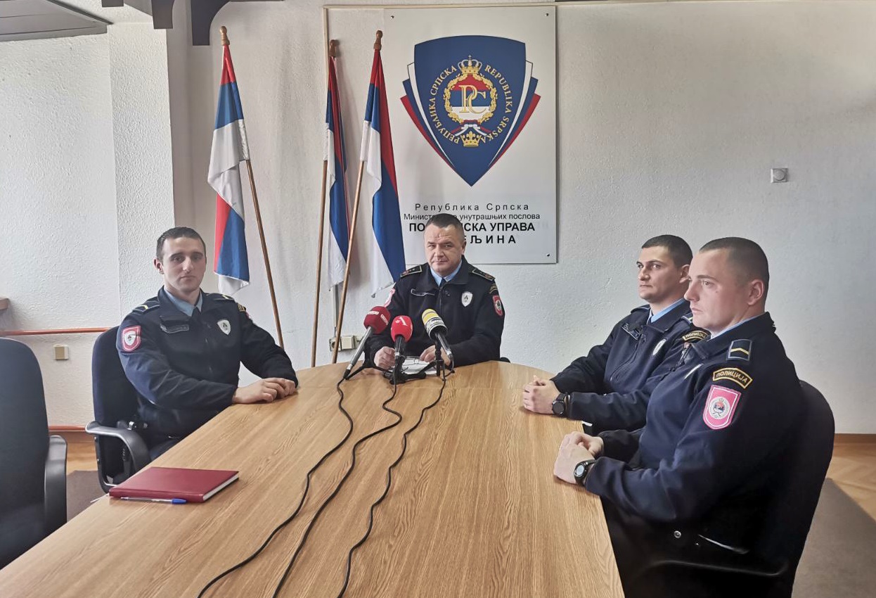 PU Bijeljina: Prijem kod načelnika za hrabre i humane policajce