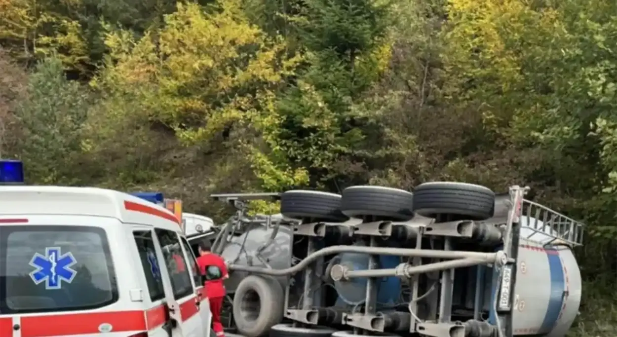 Prevrnula se cisterna sa plinom, saobraćaj obustavljen u dijelu BiH