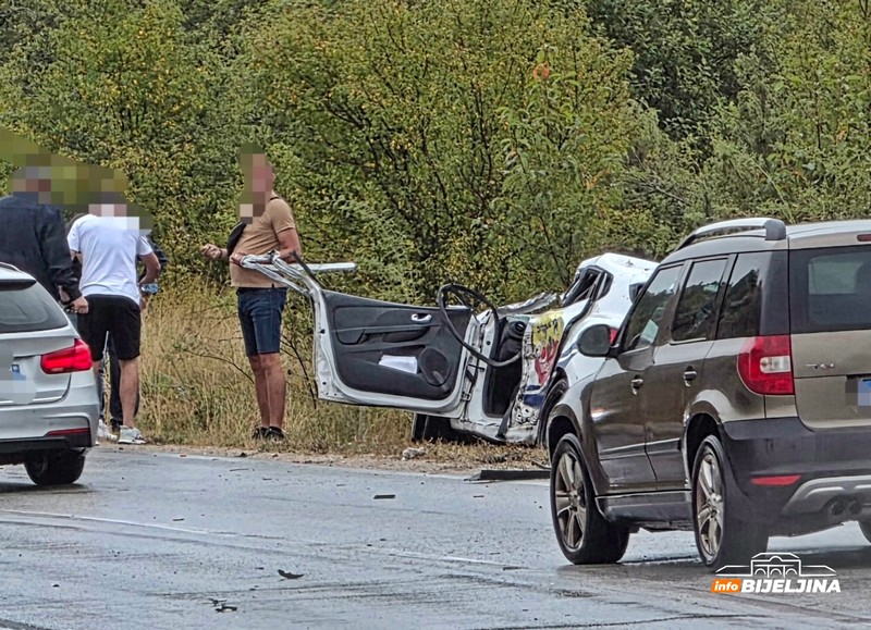 Udes na izlazu iz Sokoca (FOTO)