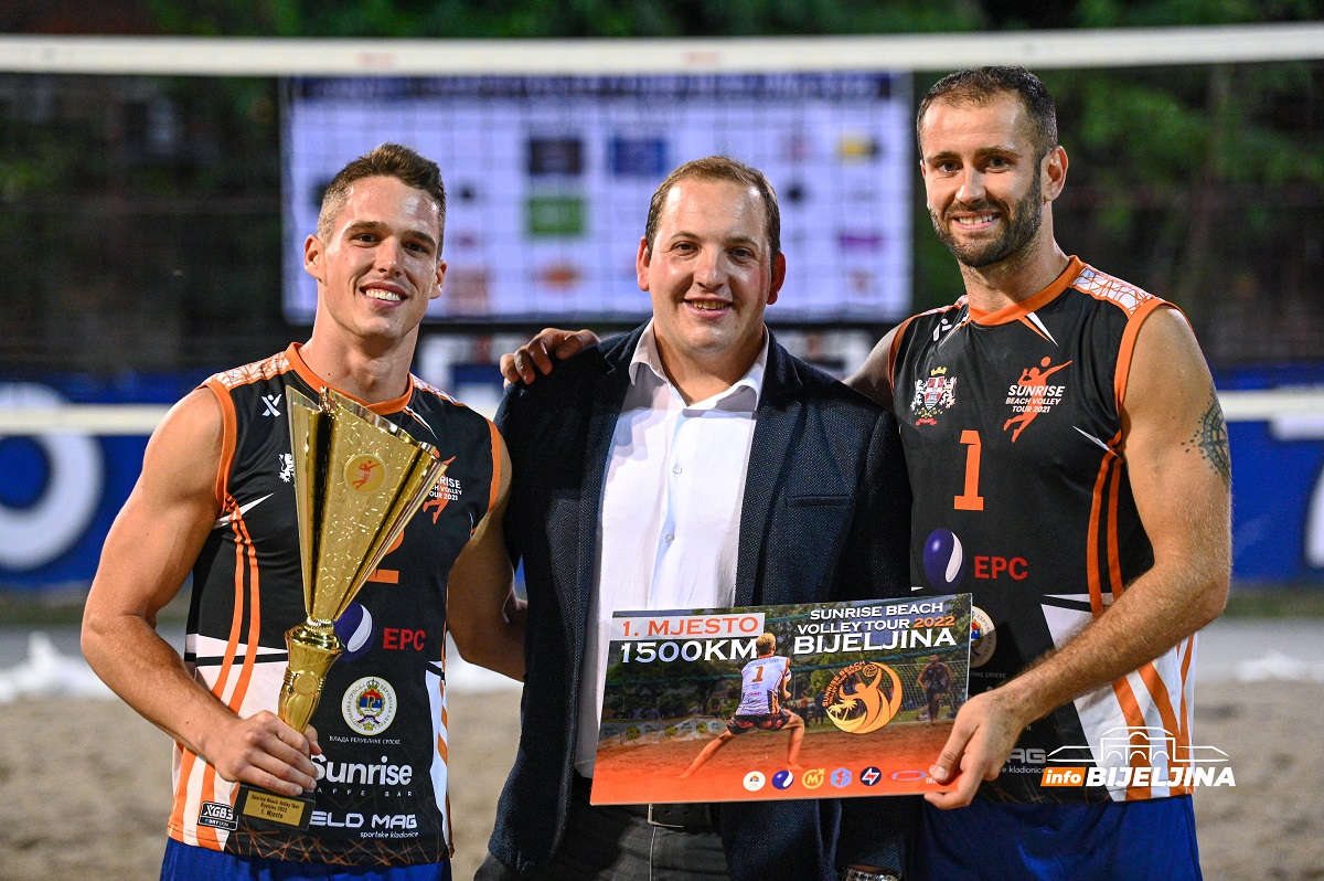 ŠORMAZ I MIRKOVIĆ POBJEDNICI TURNIRA U Bijeljini svečano zatvoren SUNRISE BEACH VOLLEY TOUR (FOTO)