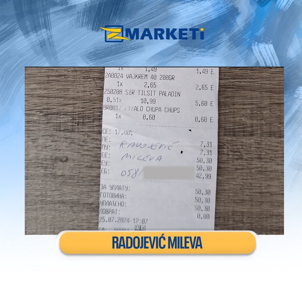 Velika nagradna igra Z Marketa: Mileva Radojević dobila kuću (FOTO)