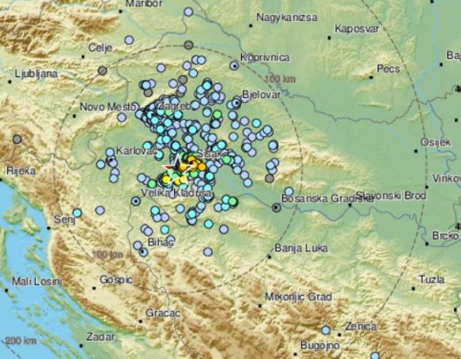 Registrovana dva zemljotresa u Hrvatskoj, osjetili se i u BiH