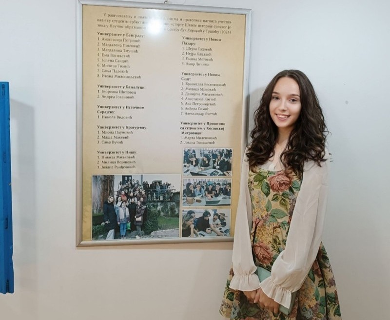 Studentkinja iz Bijeljine na Vukovom saboru: Zadatak težak i složen, ali sve se može kad radite to što volite (FOTO)
