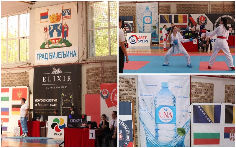 Podrška sportistima: Elixir kafa i voda "UNA" ponosni prijatelji karate turnira “Trofej Bijeljine 2026“ 