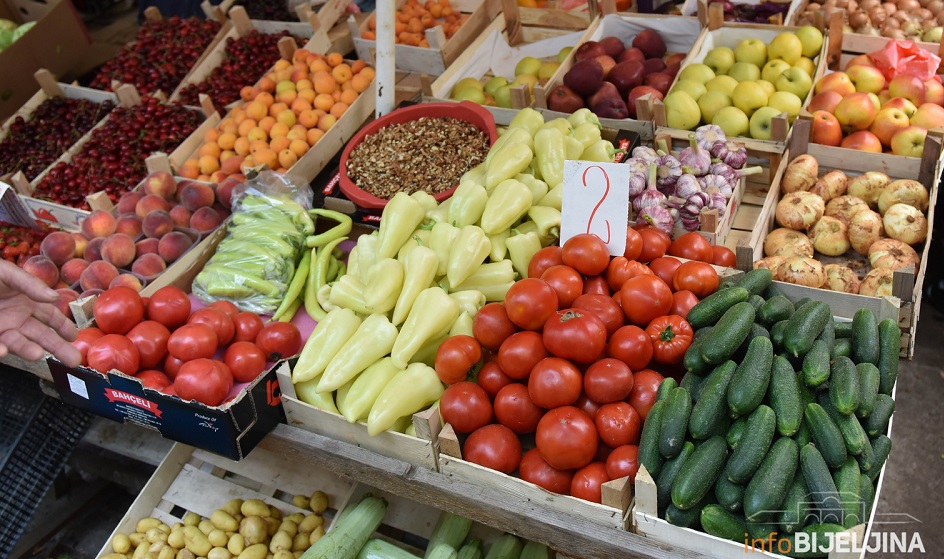 Na tržištu Srpske bezbjedna hrana biljnog porijekla