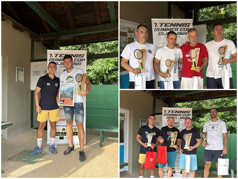 Završen 7. Tennis Summer Cup u Bijeljini: Rekordan broj igrača, sjajni mečevi i vrhunska atmosfera (FOTO)