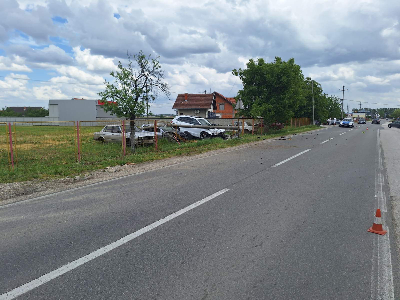 Sudar kod Bijeljine, povrijeđen suvozač (FOTO) 