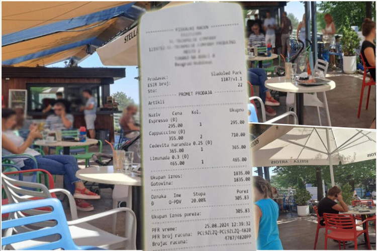 Kafa i sokovi skupi kao u Njujorku u kafiću bez toaleta za posjetioce