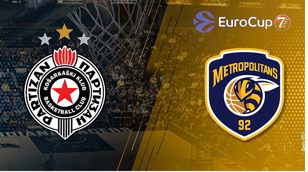 Partizan u meču odluke sa Metropolitanom u Evrokupu