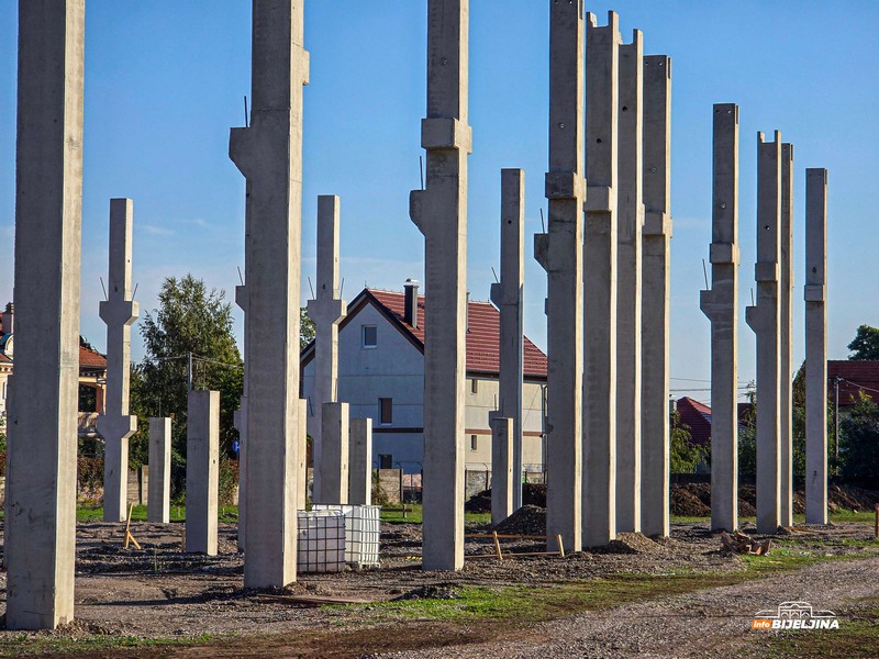 InfoBijeljina na gradilištu: Pogledajte kako napreduje izgradnja sportske dvorane u Bijeljini (FOTO)