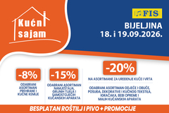 Kućni sajam FIS Bijeljina: Više izbora, više uštede, više razloga za kupovinu  