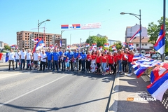 Trninić: Srpskim trobojkama okićen most kao simbol ujedinjenja