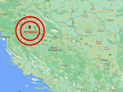 Zemljotres potresao područje Petrinje