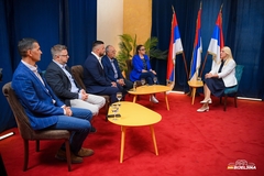 Željka Cvijanović odgovarala na pitanja bijeljinskih novinara (VIDEO)