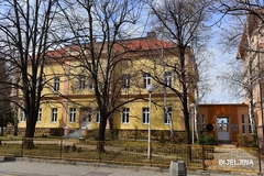 Bijeljina: Farbanje zebre na pješačkom prelazu prvi dan škole 