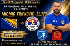 U nedjelju rukometni turnir u čast Miomira Trifkovića – Šljive