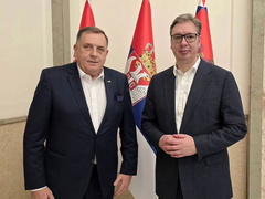 Dodik sa Vučićem: Nastavljamo da čuvamo jedinstvo srpskog narod