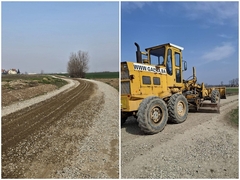 Bijeljina: U toku pošljunčavanje puteva u više naselja, građane mole za strpljenje (FOTO)