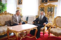 Minić u Bijeljini: Sastanak sa mitropolitom Fotijem, potom obilazak gradilišta i razgovor sa mještanima
