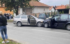 Nezgoda u Račanskoj ulici, saobraćaj usporen