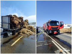 Policija se oglasila o požaru na obilaznici oko Bijeljine: Šta je zapalilo slamu?
