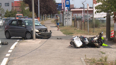 Udes na putu Brčko - Lončari, povrijeđen motociklista