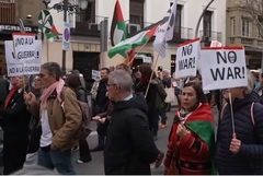 Stotine ljudi protestovalo u Madridu protiv sukoba na Bliskom istoku, uzvikivali protiv Trumpa i Netanyahua