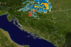 Jako nevrijeme sa ledom u Hrvatskoj