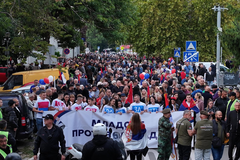 Skup ispred RTS-a: Zatražena smjena rukovodstva