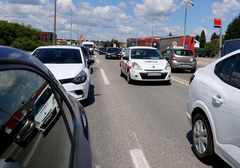 Pojačana frekvencija vozila na ulazu u BiH