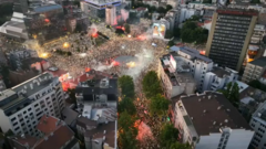 Studenti koji žele da uče i dalje kod Skupštine,na Slaviji protest studenata u blokadi