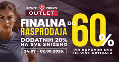 Finalna rasprodaja u Sport Vision Outletu u Bijeljini: Ljetnji artikli po dvostruko nižim cijenama