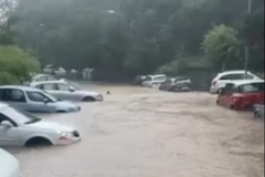 Dramatični snimak iz Beograda: "Trči, žena se davi" (VIDEO)