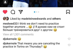 Urnebesna prepiska Medvedeva i Đokovića na Instagramu