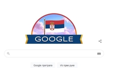 GUGL U BOJAMA SRBIJE Najveći pretraživač odaje počast zbog Dana državnosti